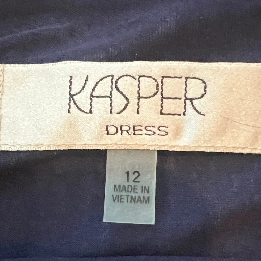 Kasper Black and White Midi Dress - Picture 4 of 16